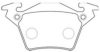 MERCE A0004214210 Brake Pad Set, disc brake
